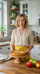 Delicious Homemade Apple Pie in a Cozy Kitchen Setting