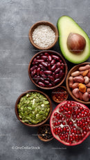Fresh Assorted Superfoods and Ingredients for Healthy Cooking