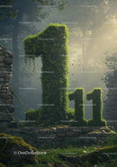 Lush Ivy Covered Number One Figures in Ancient Forest