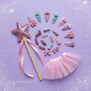 Kids Play Accessories with Pink Tutu and Magic Wand