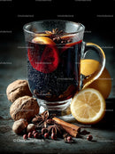 Delicious Mulled Wine with Spices and Citrus Ingredients