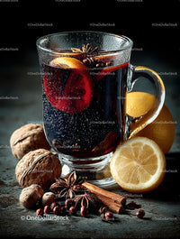 Delicious Mulled Wine with Spices and Citrus Ingredients