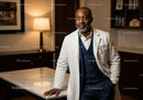 Experienced African American Doctor in Modern Medical Office