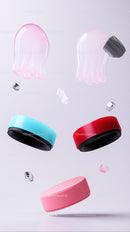 Colorful Floating Contact Lenses and Cases for Eye Care