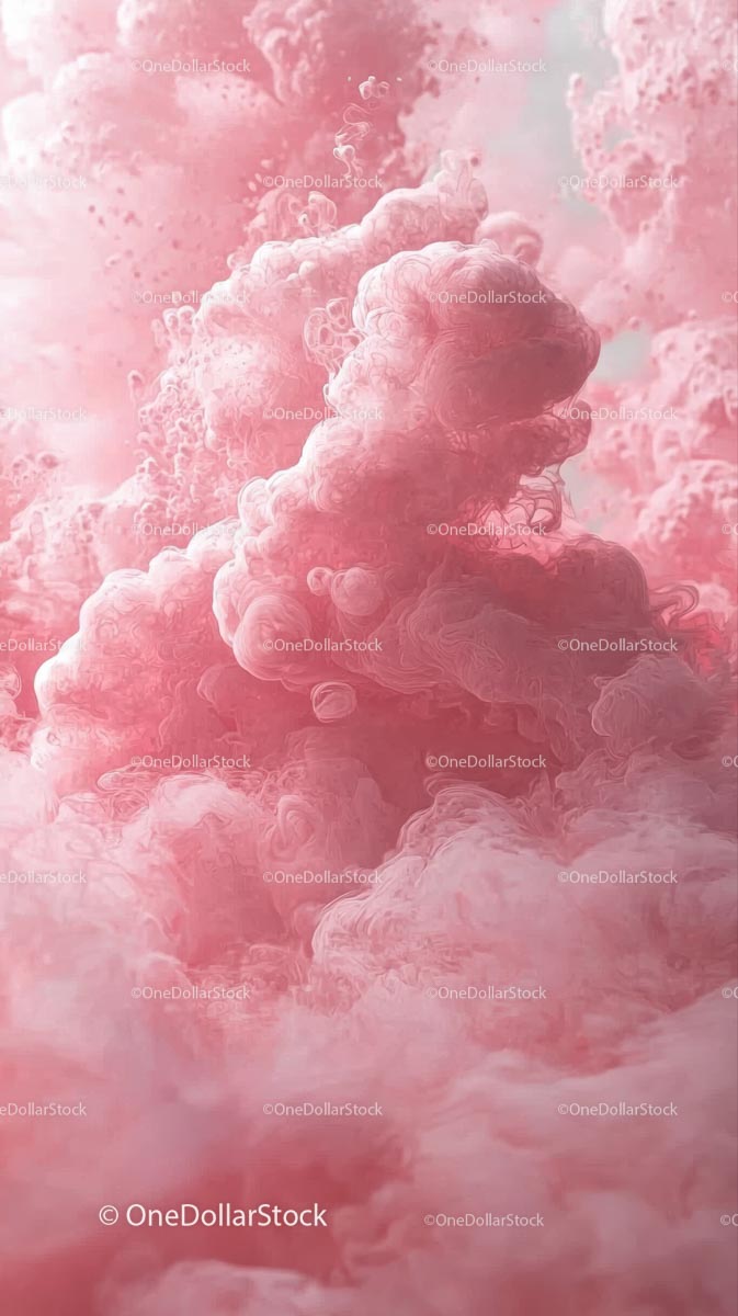 Pink Cloud Formation Abstract Background for Creative Design