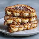 Delicious Banana Peanut Butter Toast with Caramelized Flavors