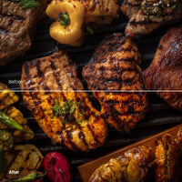 color grading preview with Food Photography LUT Pack