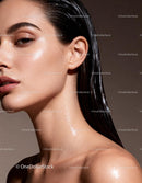 Close-Up Of Woman With Glowing Dewy Skin