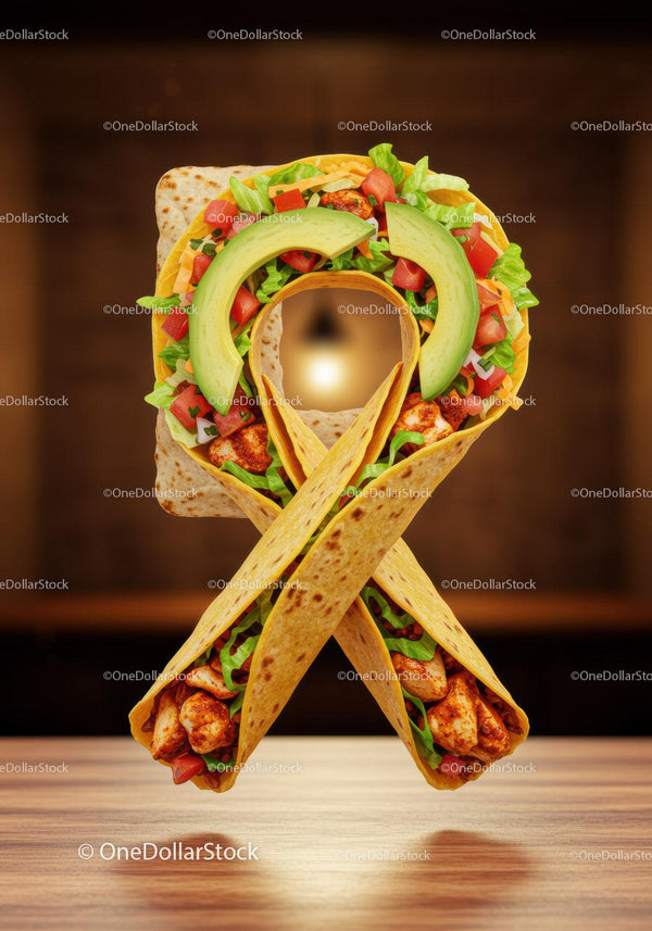 Fresh chicken wraps with avocado and vegetables