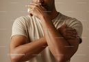Man Applying Sunscreen Lotion for Skin Protection and Hydration