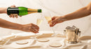 Celebrating with Champagne Toast in Elegant Setting