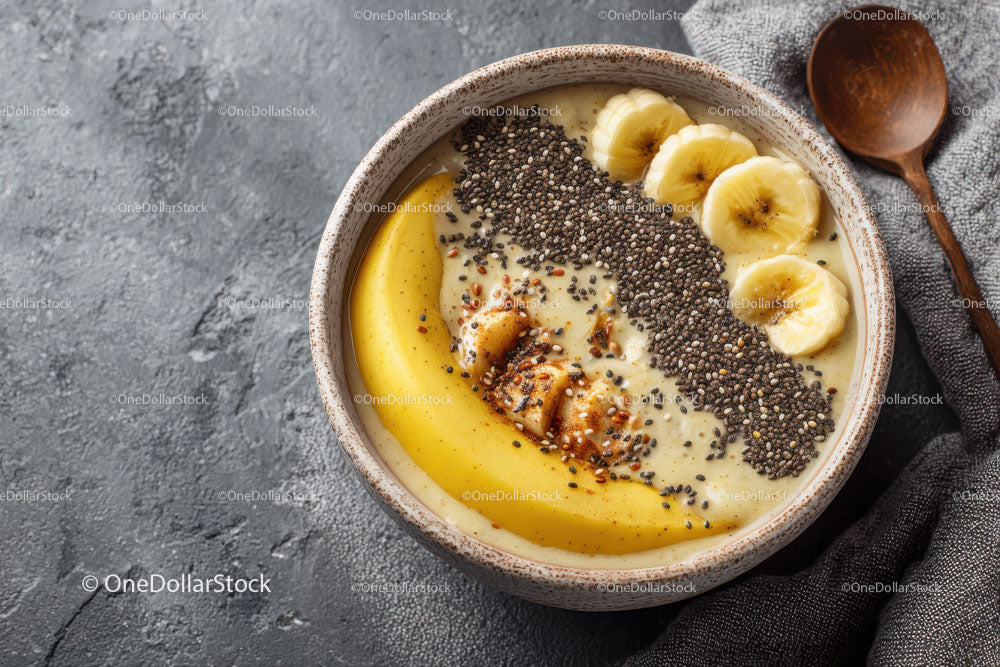 Delicious Banana Chia Smoothie Bowl for a Healthy Breakfast