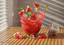 Refreshing Watermelon Splash with Ice Cubes and Mint