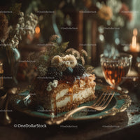 Elegant Chocolate Cake with Berries and Flowers for Celebrations