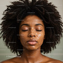 Woman Relaxing with Face Mask in Skincare Routine