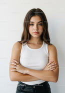 Confident Young Woman Portrait in Casual Style with Crossed Arms