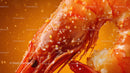 Close-up of a Red Lobster Claw with Salt Crystals on Shell