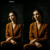 Luxury Dark Skin XMP presets color grading preview