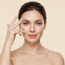 Woman Performing Facial Massage for Healthy Glowing Skin
