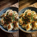 food photography edit with Warm Kitchen Lightroom presets