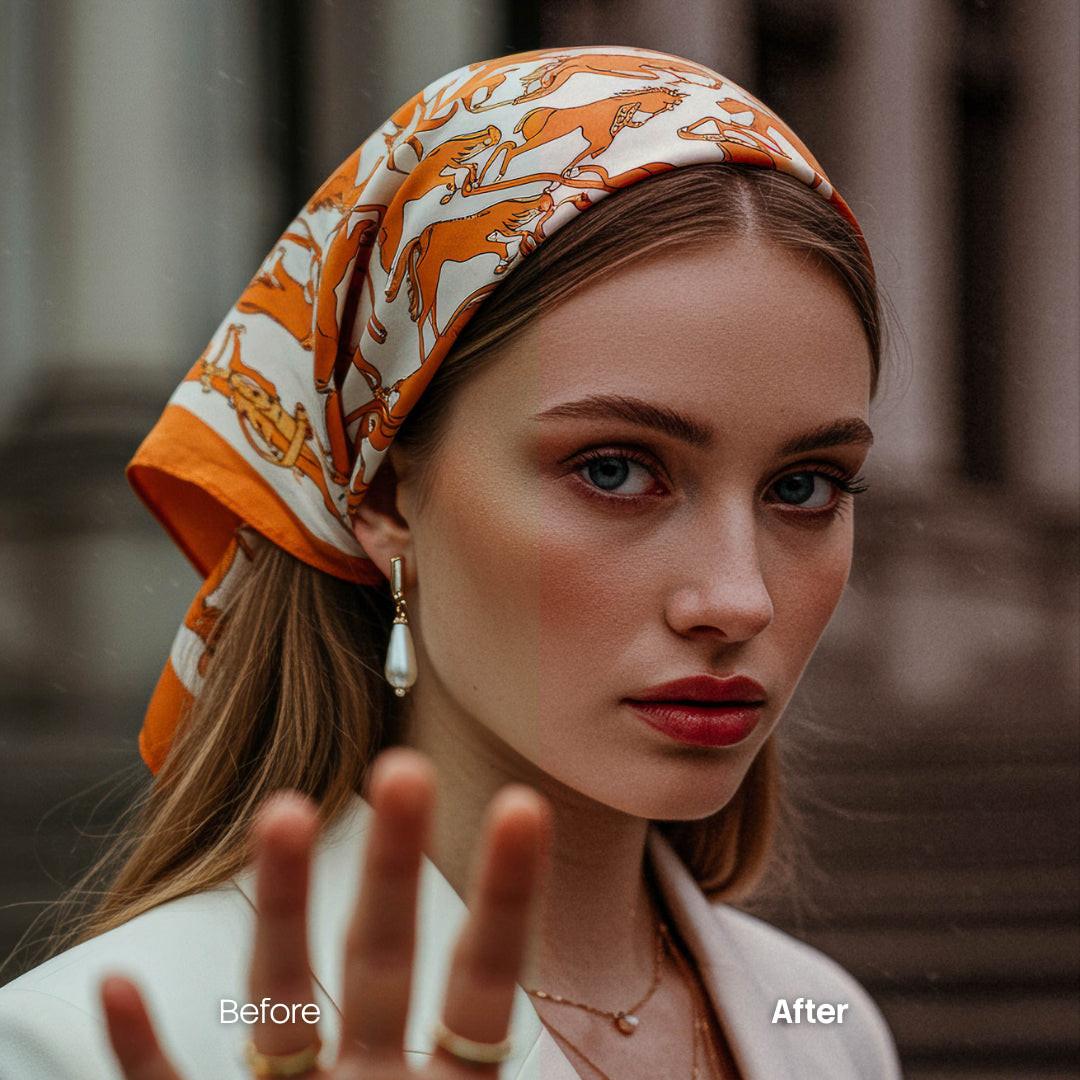 Vintage XMP presets color grading preview