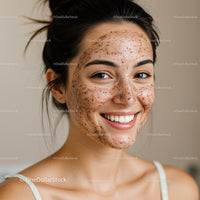 Young Woman with Freckles and Bright Smile Expresses Joy