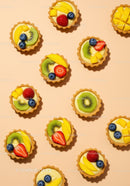 Mini Fruit Tarts with Fresh Kiwi and Berries