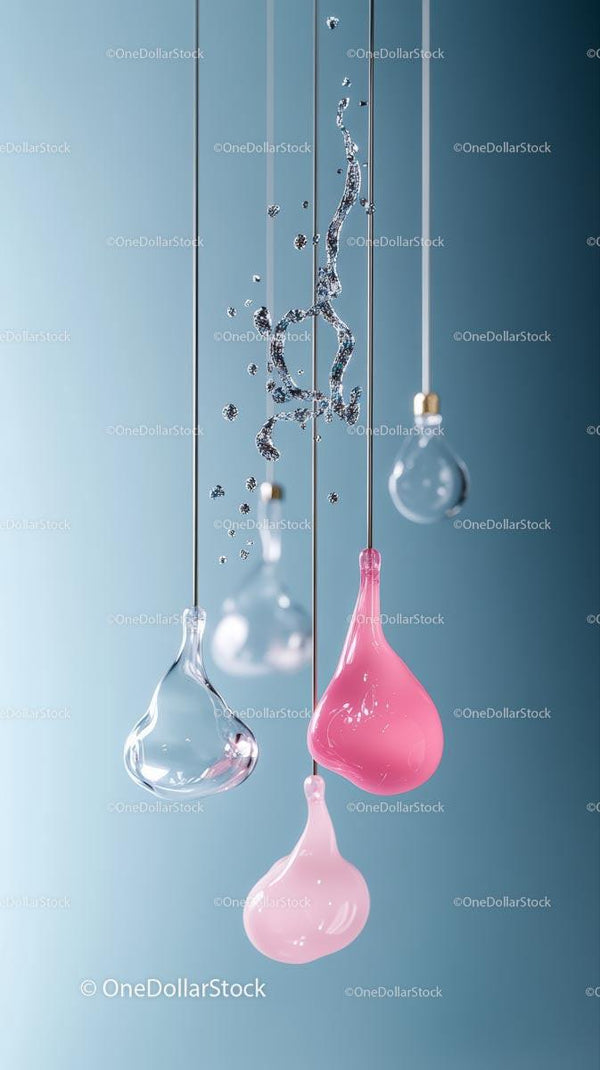 Colorful Hanging Glass Light Bulbs for Modern Interior Decor