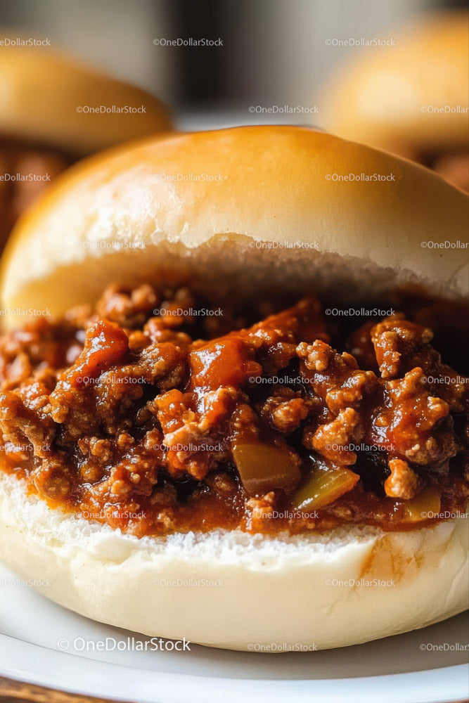 Soczysty burger wołowy z pikantnym nadzieniem w miękkiej bułce
