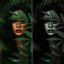 BW Portraits Green XMP presets color grading preview