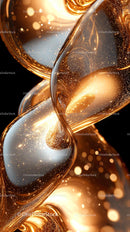 Elegant Gold and Sparkle Abstract Motion for Dynamic Background
