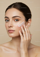 Young Woman Applying Moisturizer for Flawless Skin