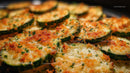 Crispy Baked Zucchini Slices with Herb Seasoning for Healthy Snacking