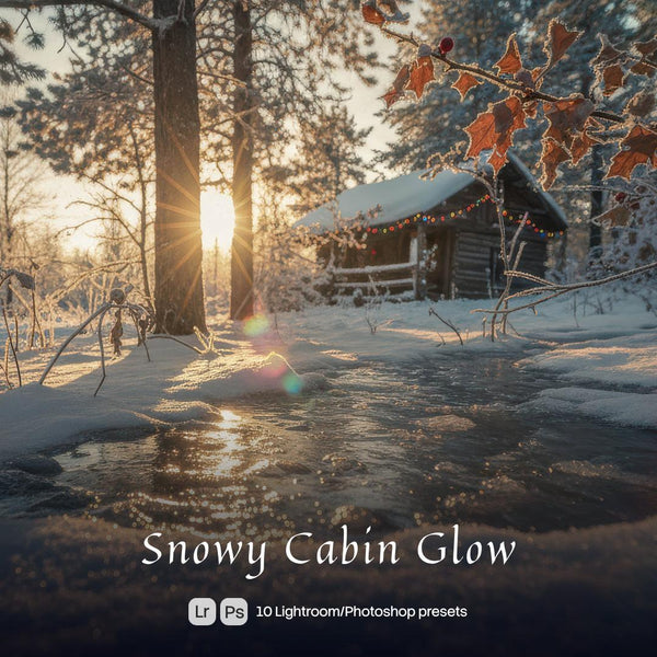 Snowy Cabin Glow Presets (10 XMP files)