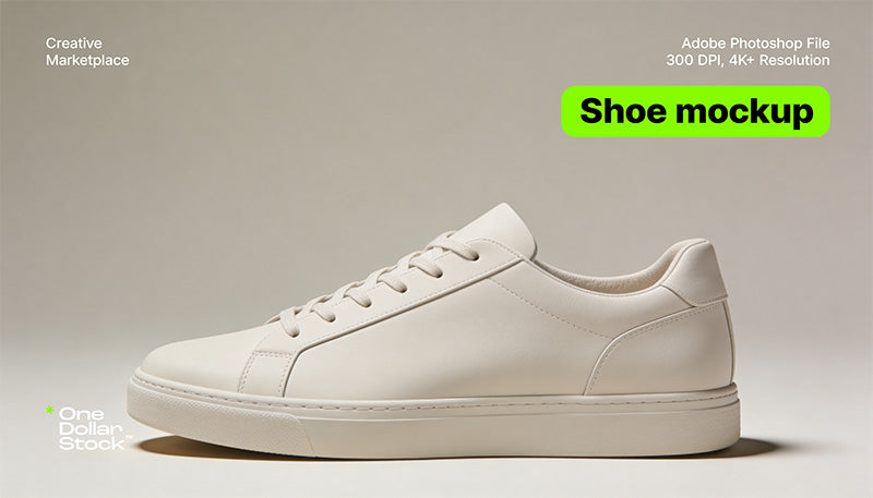 Full shoe Editable PSD Mockup creative preview 4