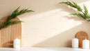 Minimalist Natural Decor with Greenery and Candles