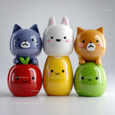 Set of Wooden Geometric Toys Including Rainbow and Shapes for Kids