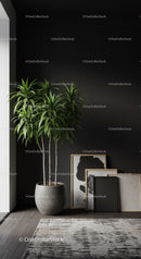 Elegant Indoor Houseplant in Modern Minimalist Interior