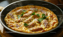 Cheesy Pepperoni Pizza with Fresh Herbs and Crispy Crust