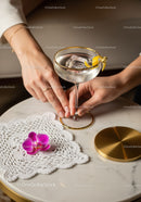 Elegant Cocktail with Lemon Twist in Stylish Modern Bar