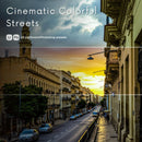 Cinematic Colorful Streets Lightroom presets cover preview