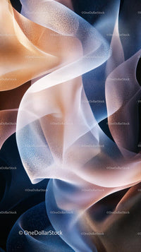 Abstract Flowing Silk Fabric Art for Creative Backgrounds