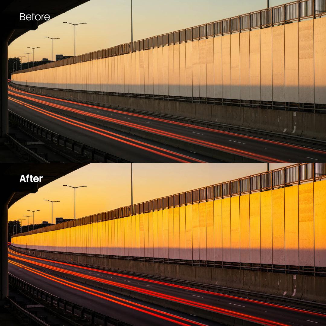 Cinematic Streets Neon XMP presets color grading preview