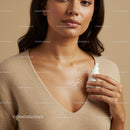 Close-up of Woman Applying Skincare Serum on Her Face for Healthy Skin