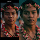 Vintage Portrait XMP presets color grading preview