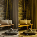 Before and after Dark Interior Lightroom preset edit