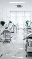 Modern Dental Clinic Interior with Dental Chairs and Equipment