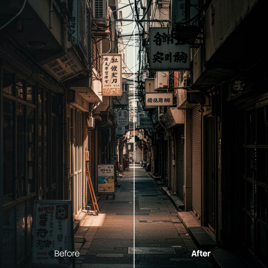 urban photography edit with Street Reportage Lightroom presets