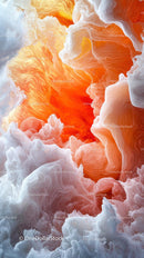Colorful Smoke Abstract Art with Fluid Flow and Swirling Patterns