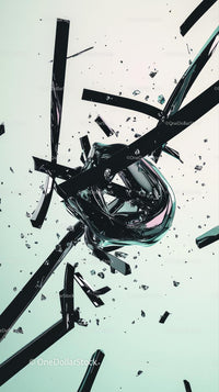Shattered Glass and Mirror Fragments with Dynamic Light Effects